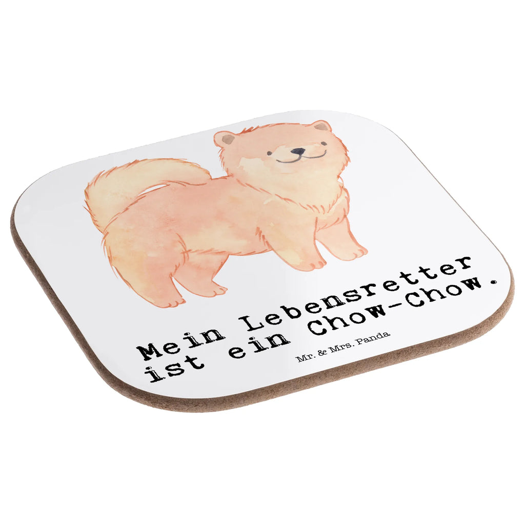 Square coaster Chow Chow Lifesaver breakfast, glass coasters, gifts, Coasters, presents, gift, party, Dog, dog breed, purebred dog, dog owner, animal lover, giving, puppy