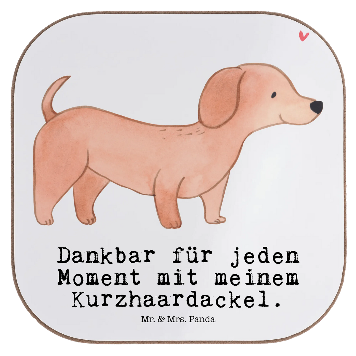Untersetzer Dackel Kurzhaardackel Moment