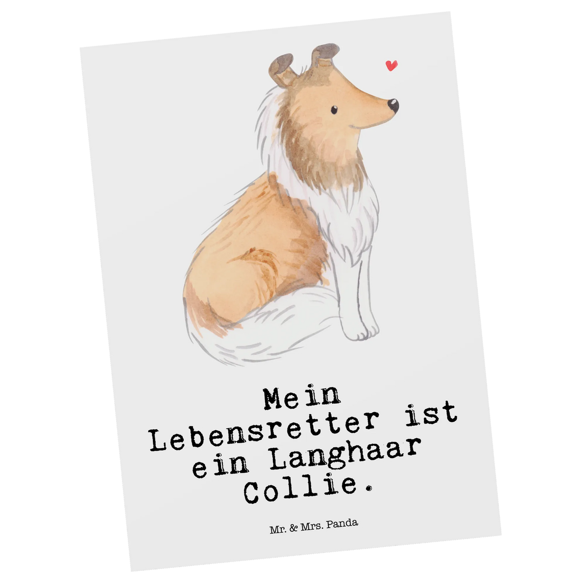 Postkarte Langhaar Collie Lebensretter Postkarte, Fotokarte, kunstkarte, Ansichtskarte, Grußkarte, Motivkarte, spruchkarte, Ansichtskarten, bildkarte, Designkarte, Kunstkarten, Postkarten, einzelkarte, Geschenk, Schenken, Hund, Hunderasse, Rassehund, Hundebesitzer, Tierfreund, Welpe, Langhaar Collie, Britischer Hütehund