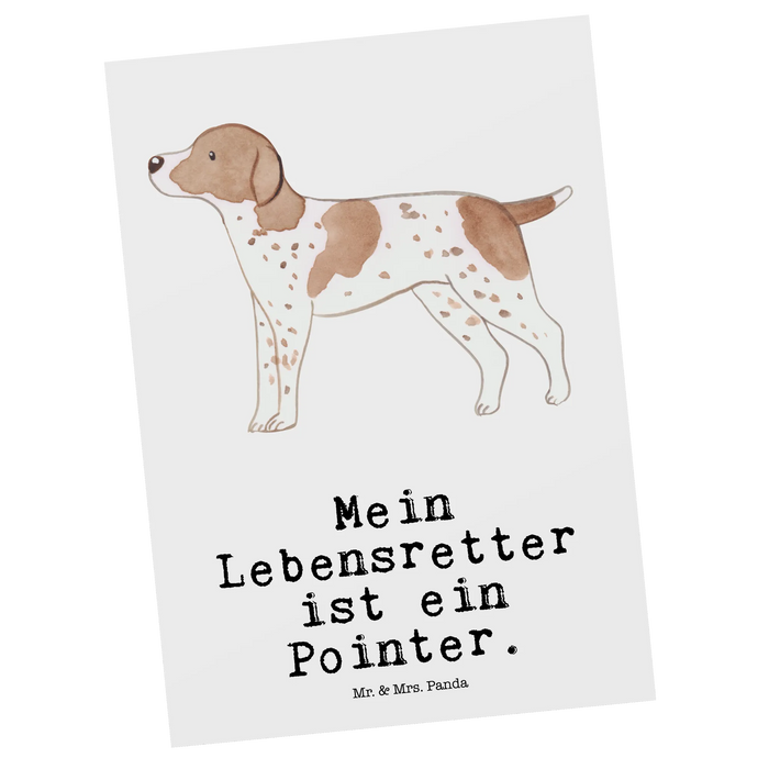 Postkarte Pointer Lebensretter