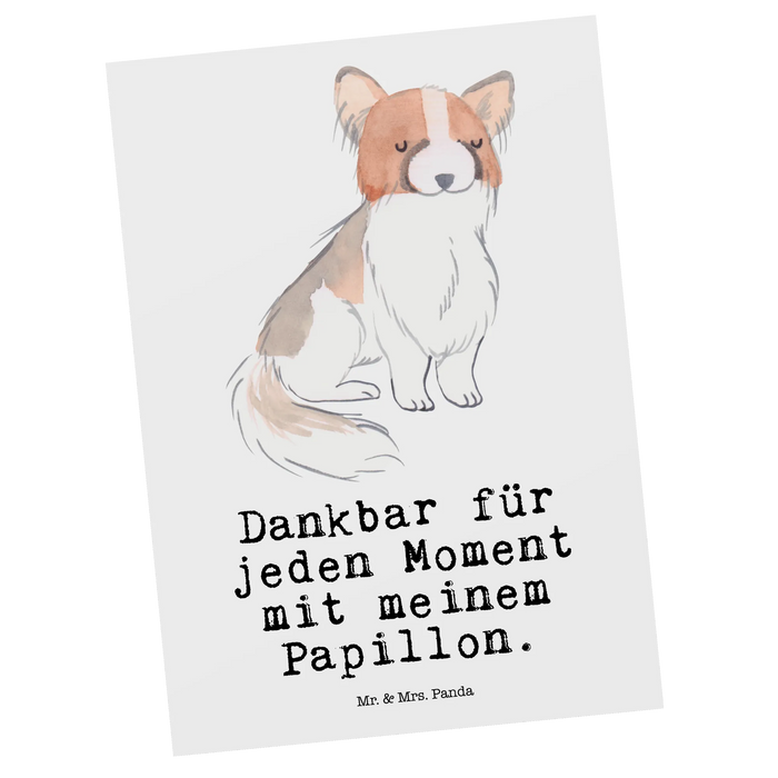 Postkarte Papillon Moment