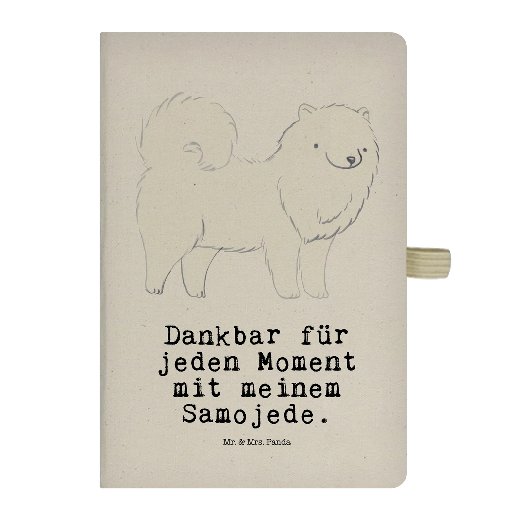 Bawełniany notatnik DIN A4 samojed Chwila Pies, rasa psa, pies rasowy, właściciel psa, prezent, miłośnik zwierząt, dawanie, szczeniak