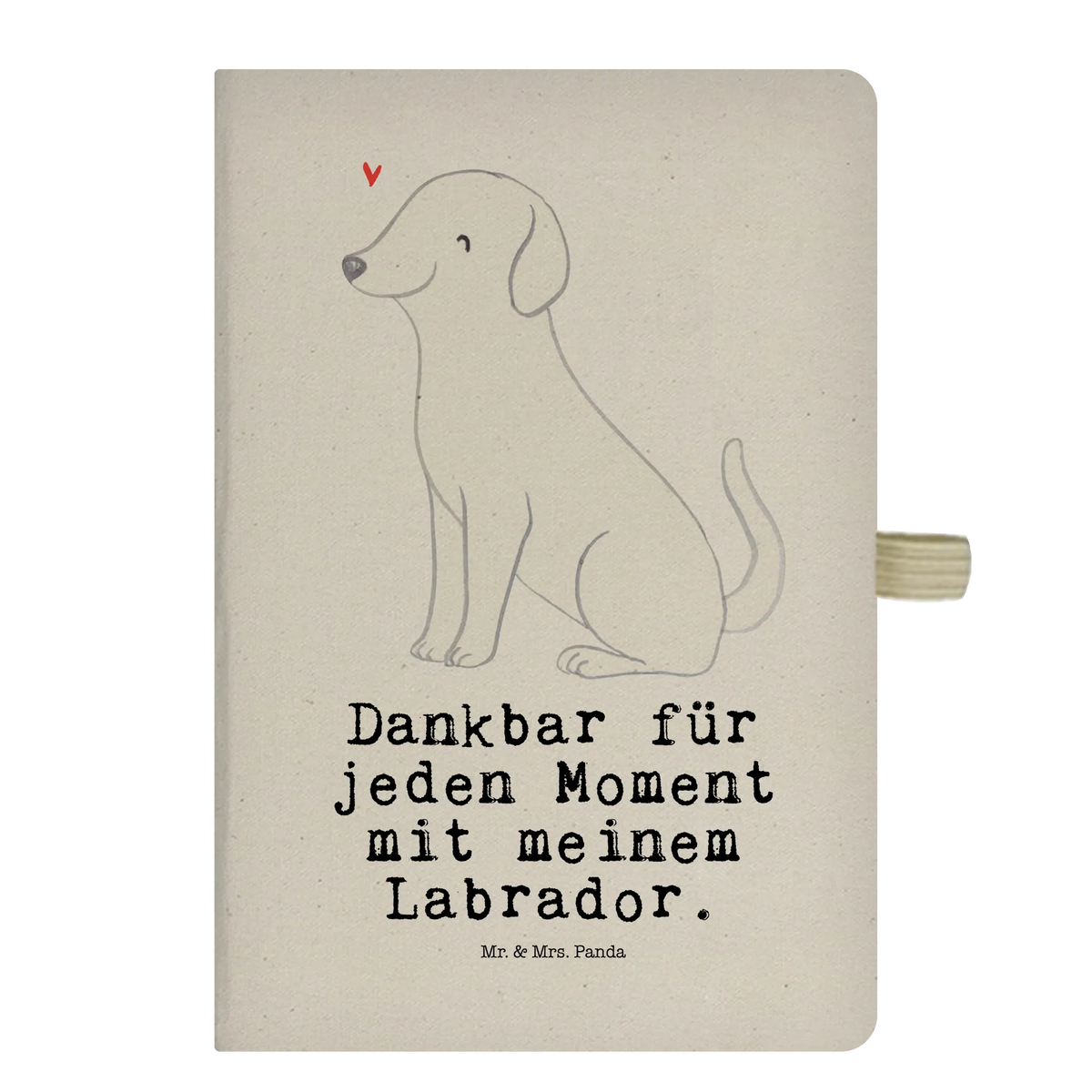 Cotton notebook Labrador moment gift, giving, animal lover, dog breed, purebred dog, dog owner, puppy