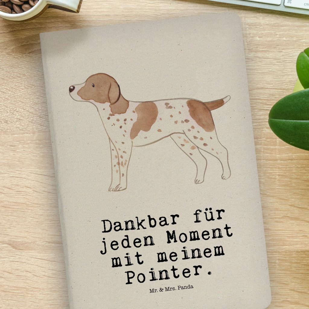 Cotton notebook Pointer Moment notepad, diary, notes, notebook, journal, writing book, sketchbook, address book, entry book, Dog, dog breed, purebred dog, dog owner, gift, animal lover, giving, puppy