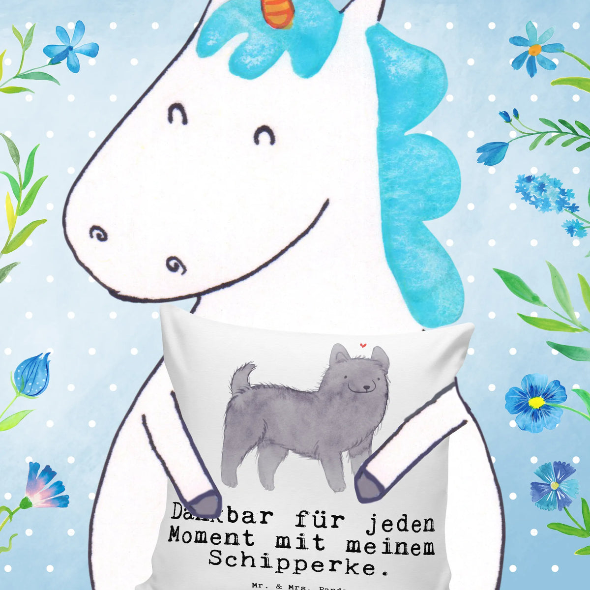 Cushion Schipperke moment 40 x 40, Pillow, pad, cushion, settee, sofa, couch, fluffy, pillows, pillow case, 40x40, bedroom, bed, soft, Dog, dog breed, purebred dog, dog owner, gift, animal lover, giving, puppy
