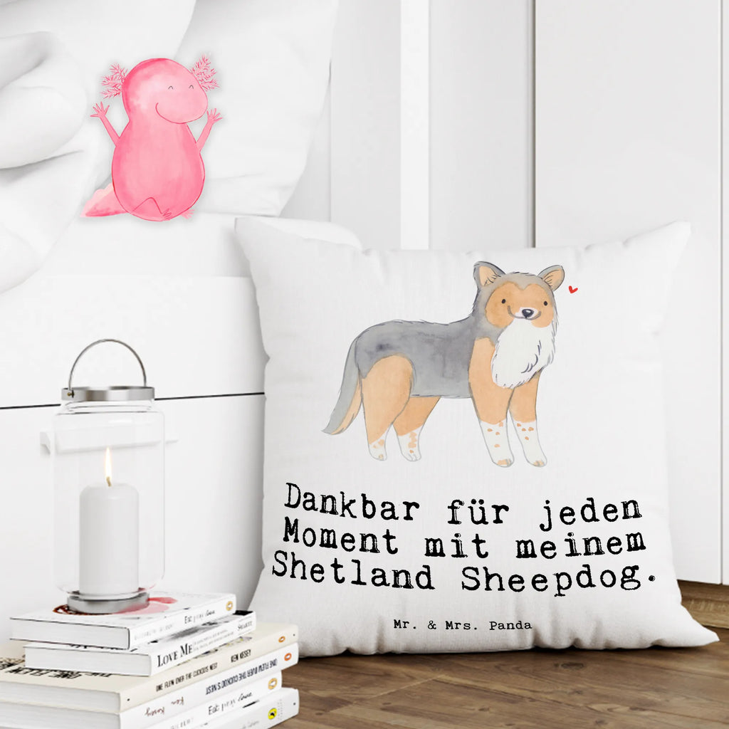 Cushion Shetland Sheepdog moment soft, fluffy, 40x40, bed, Pillow, settee, pillows, couch, pillow case, 40 x 40, pad, cushion, sofa, bedroom, Dog, dog breed, purebred dog, dog owner, gift, animal lover, giving, puppy