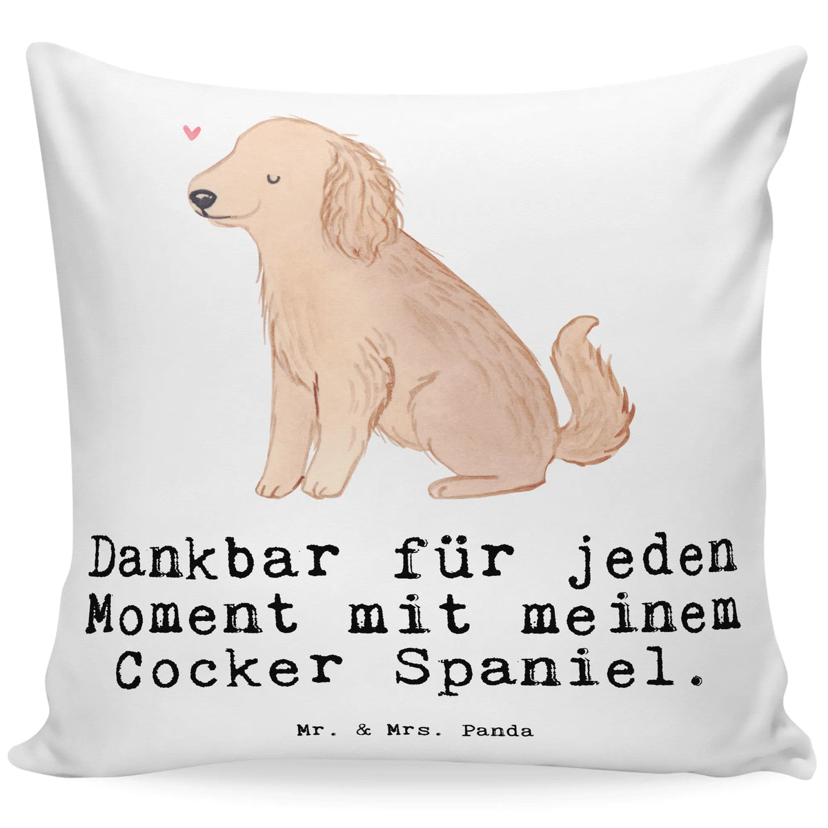 Cushion Cocker Spaniel Moment settee, cushion, pad, pillow case, 40x40, pillows, 40 x 40, couch, bed, Pillow, bedroom, sofa, soft, fluffy, Dog, dog breed, purebred dog, dog owner, gift, animal lover, giving, puppy