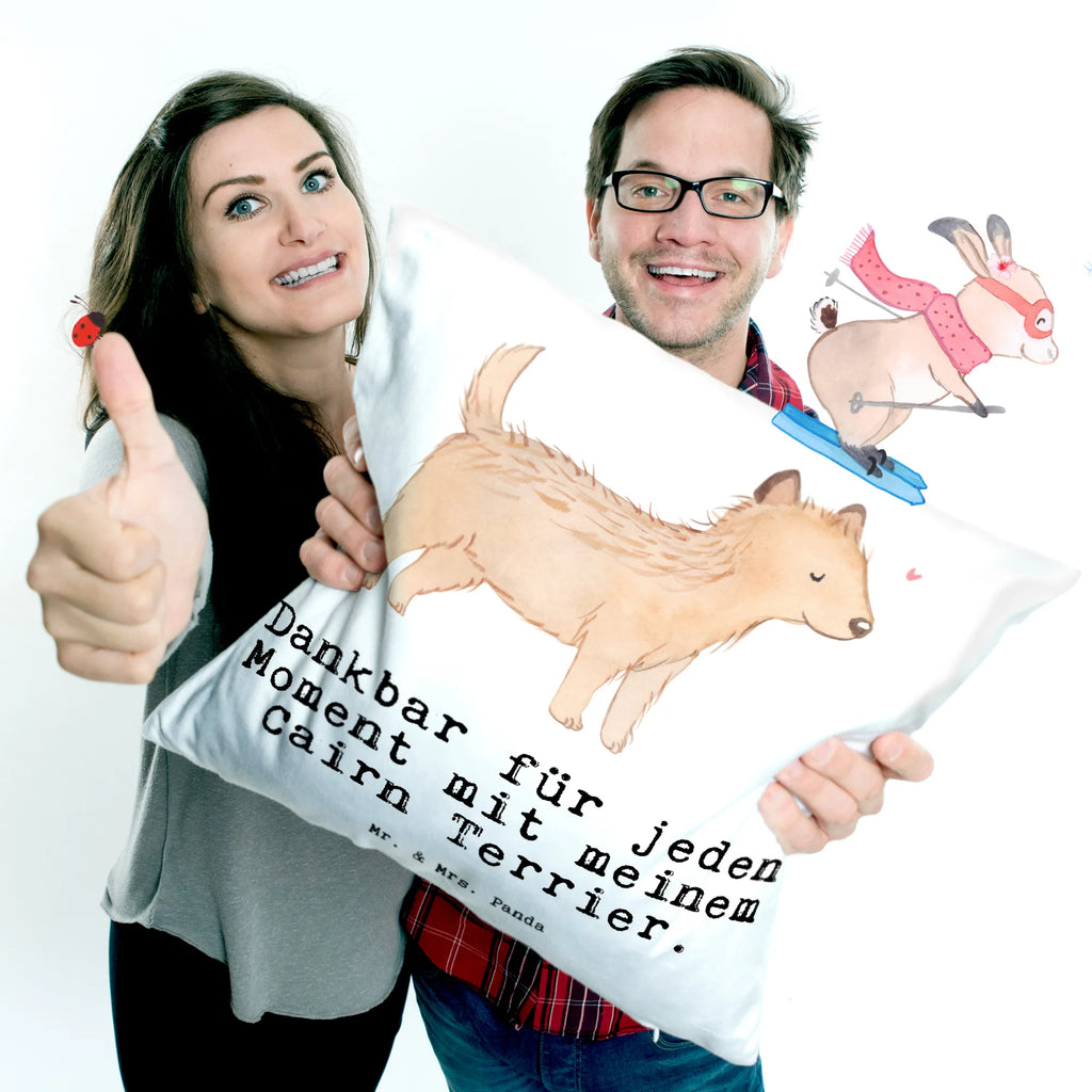 40x40 poduszka terrier cairnski Chwila Pies, rasa psa, pies rasowy, właściciel psa, prezent, miłośnik zwierząt, dawanie, szczeniak