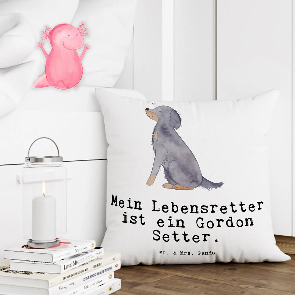 40x40 poduszka Gordon Setter Ratownik Pies, rasa psa, pies rasowy, właściciel psa, prezent, miłośnik zwierząt, dawanie, szczeniak