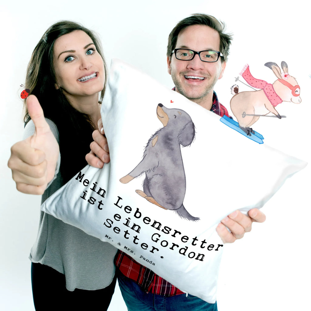 40x40 poduszka Gordon Setter Ratownik Pies, rasa psa, pies rasowy, właściciel psa, prezent, miłośnik zwierząt, dawanie, szczeniak