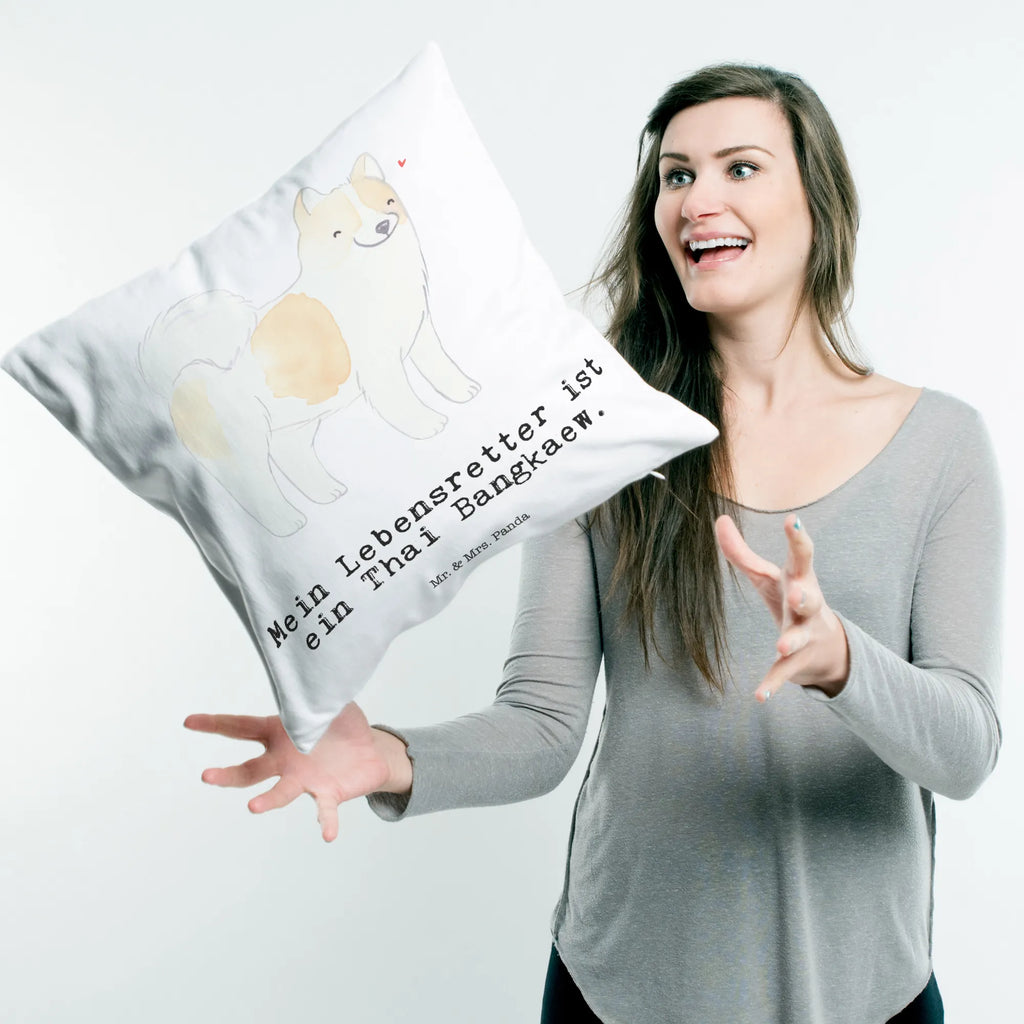 Cushion Thai Bangkaew Lifesaver 40x40, settee, Pillow, pillow case, pad, fluffy, pillows, cushion, bed, sofa, bedroom, 40 x 40, couch, soft, Dog, dog breed, purebred dog, dog owner, gift, animal lover, giving, puppy