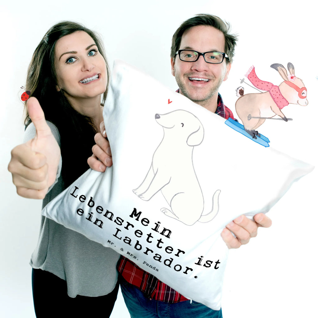 Cushion Labrador Life Saver soft, settee, sofa, bedroom, pad, couch, 40 x 40, bed, pillows, fluffy, 40x40, Pillow, pillow case, cushion, Dog, dog breed, purebred dog, dog owner, gift, animal lover, giving, puppy