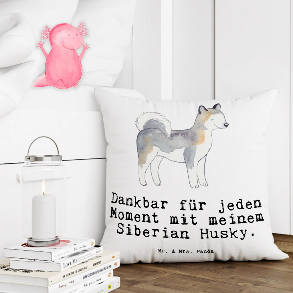 Cushion Siberian Husky Moment pillow case, bedroom, 40 x 40, Pillow, 40x40, pillows, settee, bed, cushion, sofa, couch, pad, fluffy, soft, Dog, dog breed, purebred dog, dog owner, gift, animal lover, giving, puppy