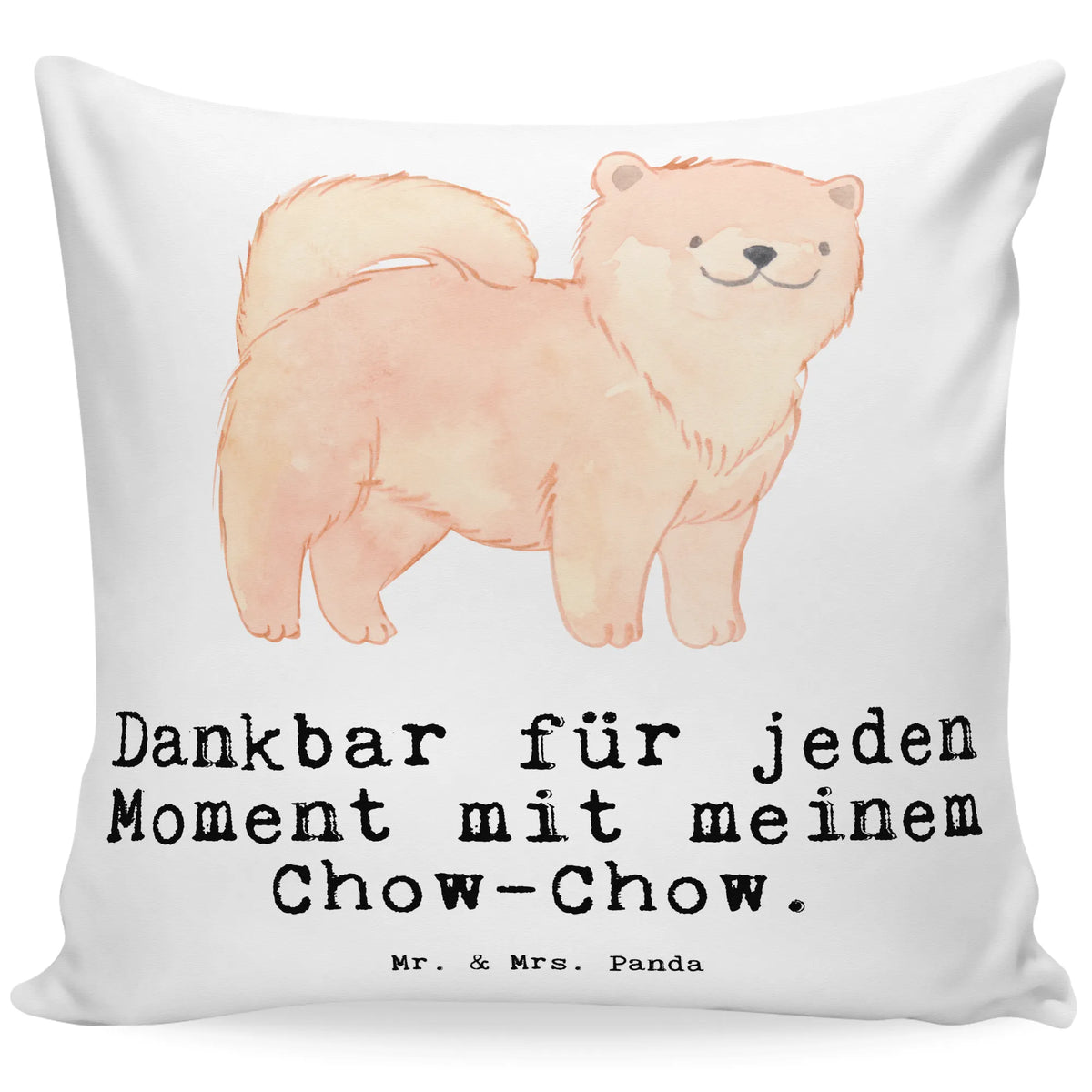 Cushion Chow-Chow Moment 40x40, fluffy, pad, soft, pillow case, Pillow, cushion, settee, couch, 40 x 40, bed, pillows, bedroom, sofa, Dog, dog breed, purebred dog, dog owner, gift, animal lover, giving, puppy