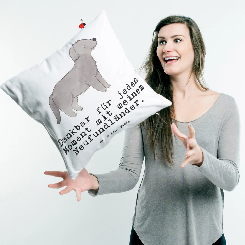 Cushion Newfoundland dog Moment settee, sofa, fluffy, bed, pillow case, couch, soft, 40x40, cushion, 40 x 40, pillows, bedroom, Pillow, pad, Dog, dog breed, purebred dog, dog owner, gift, animal lover, giving, puppy