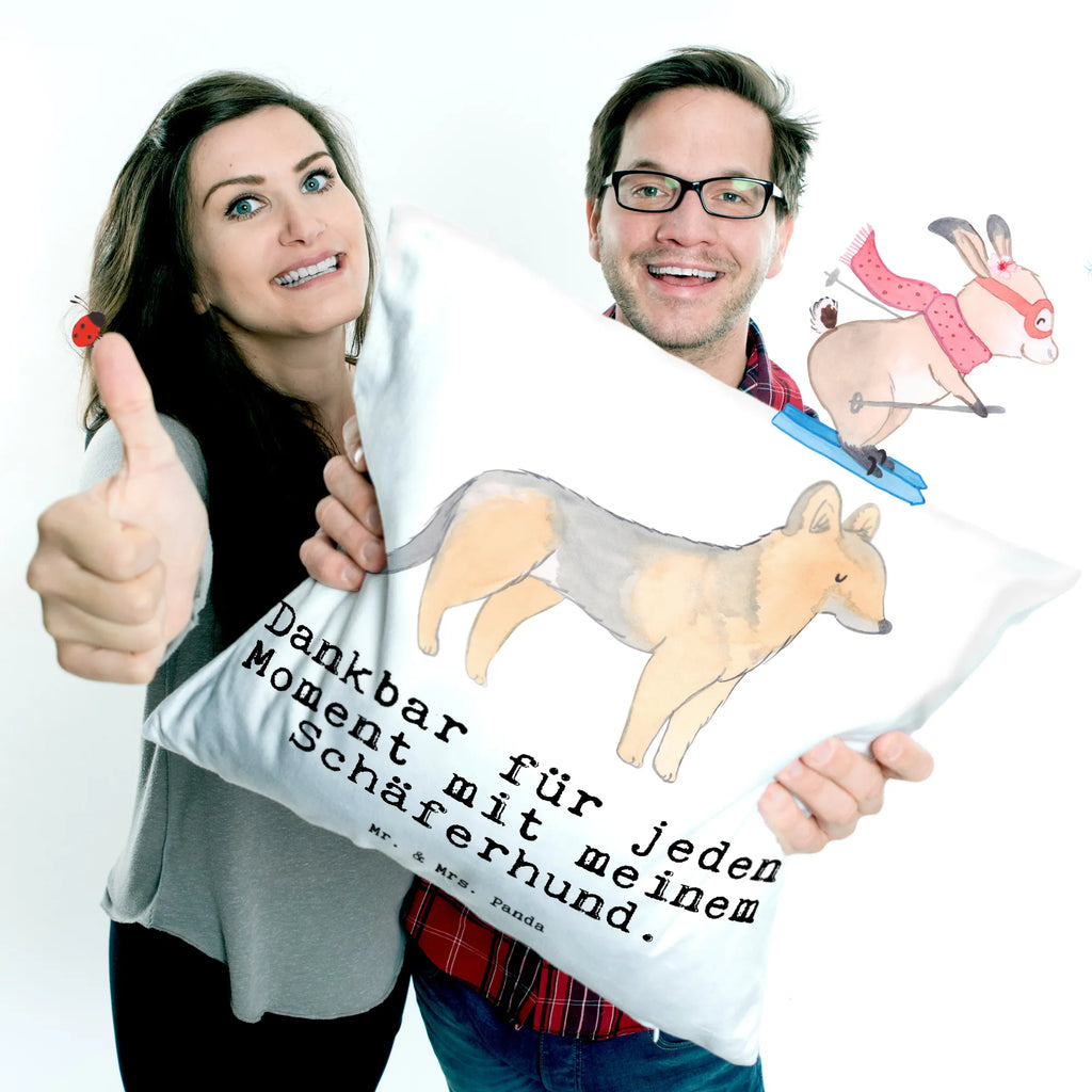 Cushion German Shepherd moment pillows, 40 x 40, sofa, pillow case, Pillow, bedroom, couch, fluffy, settee, 40x40, cushion, soft, pad, bed, Dog, dog breed, purebred dog, dog owner, gift, animal lover, giving, puppy