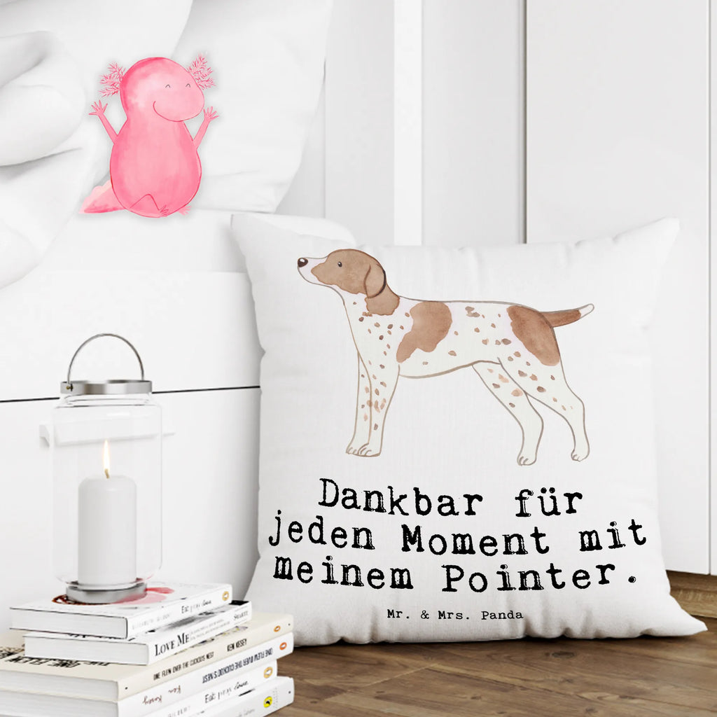 Cushion Pointer Moment pillows, pad, 40 x 40, cushion, Pillow, settee, soft, bed, 40x40, pillow case, fluffy, bedroom, sofa, couch, Dog, dog breed, purebred dog, dog owner, gift, animal lover, giving, puppy