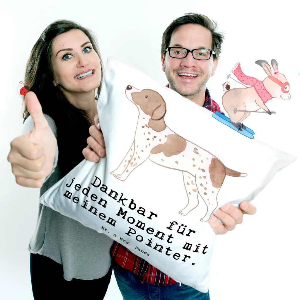 Cushion Pointer Moment pillows, pad, 40 x 40, cushion, Pillow, settee, soft, bed, 40x40, pillow case, fluffy, bedroom, sofa, couch, Dog, dog breed, purebred dog, dog owner, gift, animal lover, giving, puppy