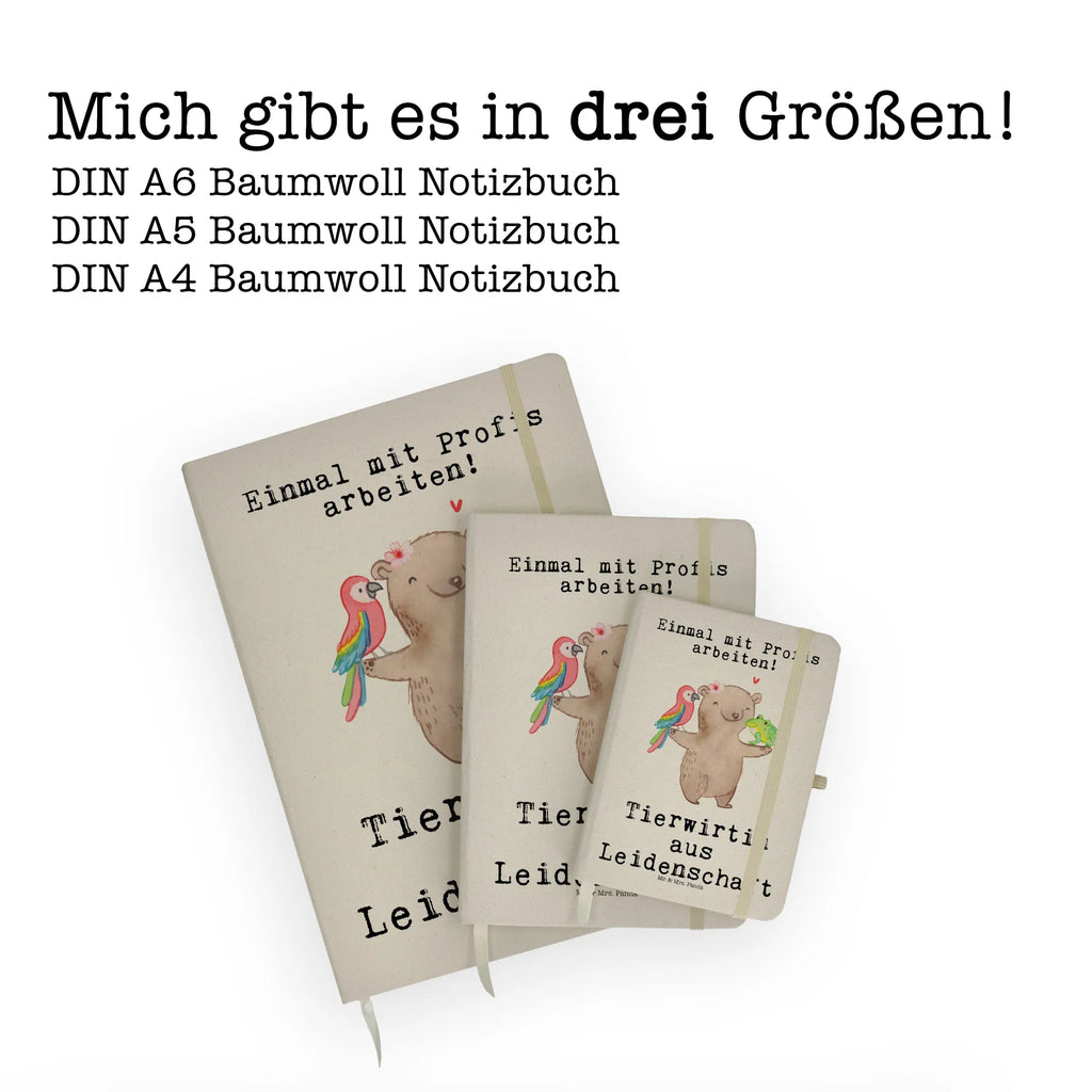 DIN A6 Baumwoll Notizbuch Tierwirtin aus Leidenschaft Notizen, Eintragebuch, Tagebuch, Notizblock, Adressbuch, Journal, Kladde, Skizzenbuch, Notizheft, Schreibbuch, Schreibheft, Beruf, Ausbildung, Jubiläum, Abschied, Rente, Kollege, Kollegin, Geschenk, Schenken, Arbeitskollege, Mitarbeiter, Firma, Danke, Dankeschön, Landwirtin, Bäuerin, Tierwirtin, Agronomin, Farmerin, Bauernhof
