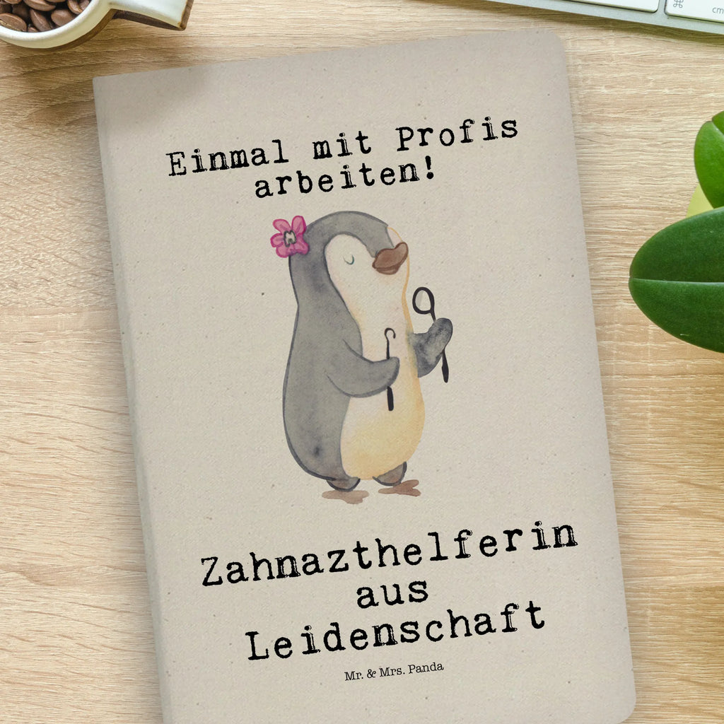 Bawełniany notatnik DIN A4 asystentka stomatologiczna pasja Zawód, Wykształcenie, Jubileusz, Pożegnanie, Emerytura, Kolega, Koleżanka, Prezent, Dawać, Pracownik, Współpracownik, Firma, Dziękuję, Dziękuję bardzo