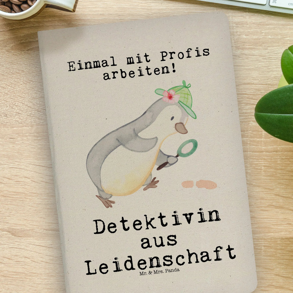 Bawełniany notatnik DIN A4 Detektywka pasja Zawód, Wykształcenie, Jubileusz, Pożegnanie, Emerytura, Kolega, Koleżanka, Prezent, Dawać, Pracownik, Współpracownik, Firma, Dziękuję, Dziękuję bardzo