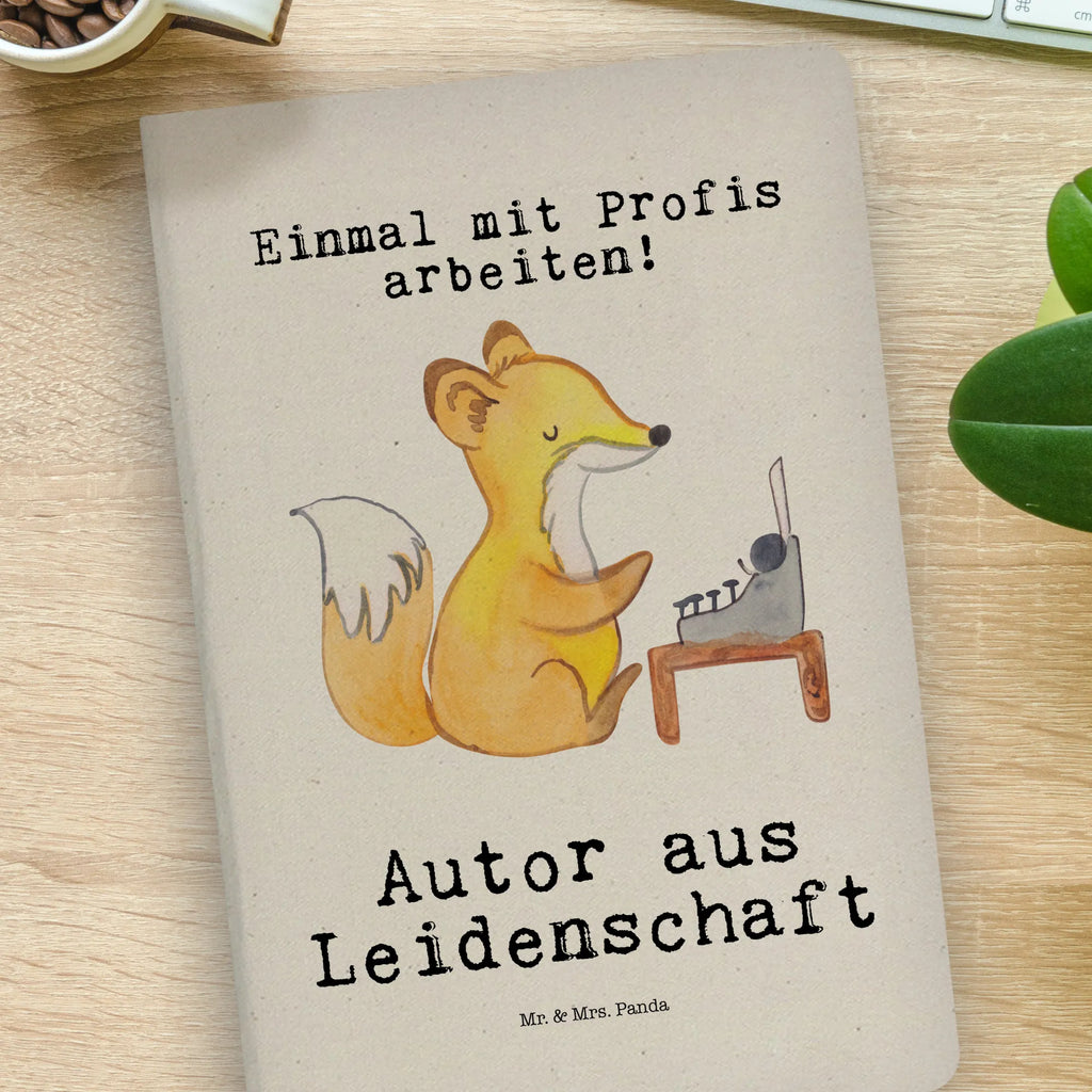 Cotton notebook Author Passion entry book, address book, notebook, journal, notepad, notes, writing book, diary, sketchbook, gift, gift idea, best, farewell gift, passing exam, anniversary, retirement, promotion, job start, sayings, funny, profession