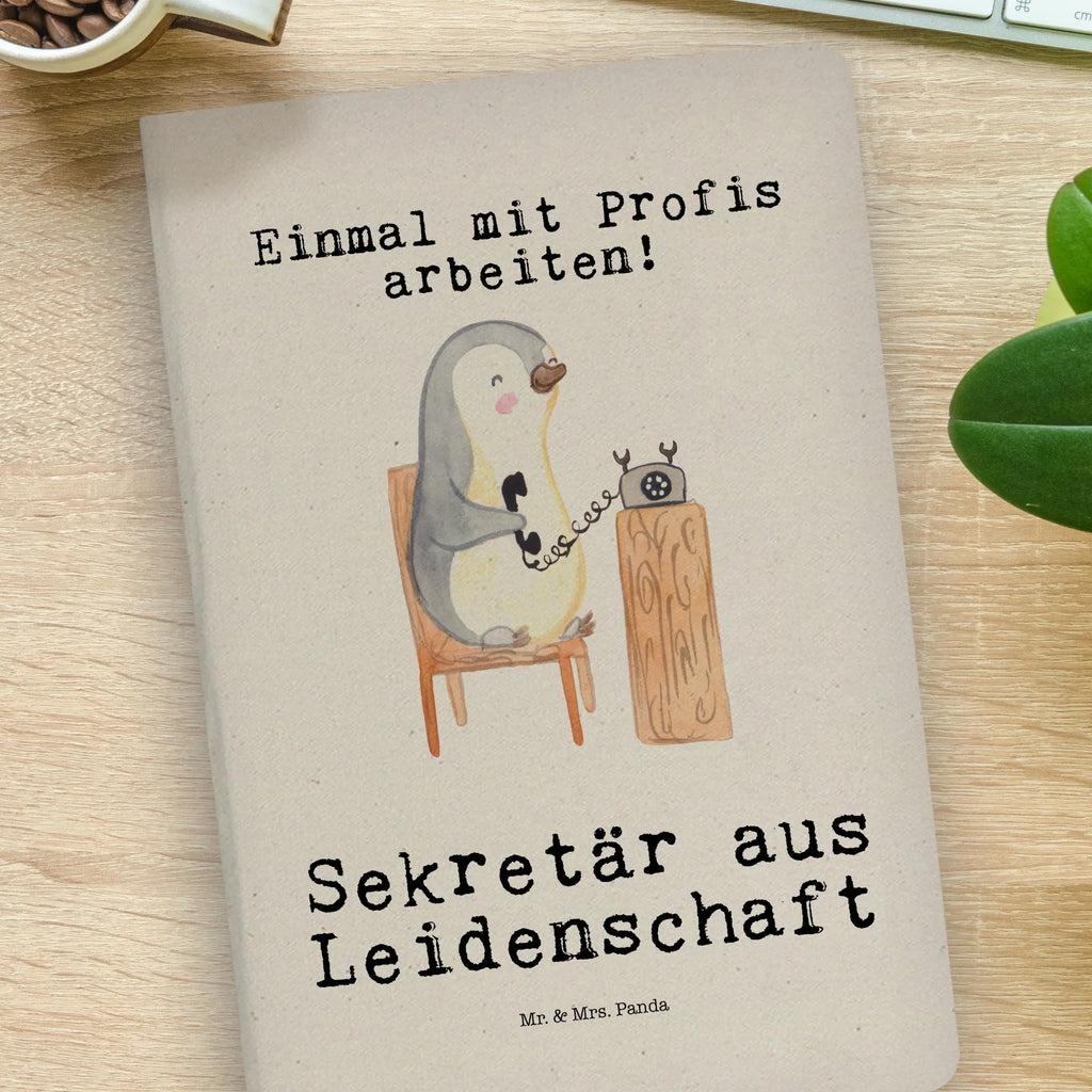 Bawełniany notatnik DIN A4 sekretarz Pasja Zawód, Wykształcenie, Jubileusz, Pożegnanie, Emerytura, Kolega, Koleżanka, Prezent, Dawać, Pracownik, Współpracownik, Firma, Dziękuję, Dziękuję bardzo