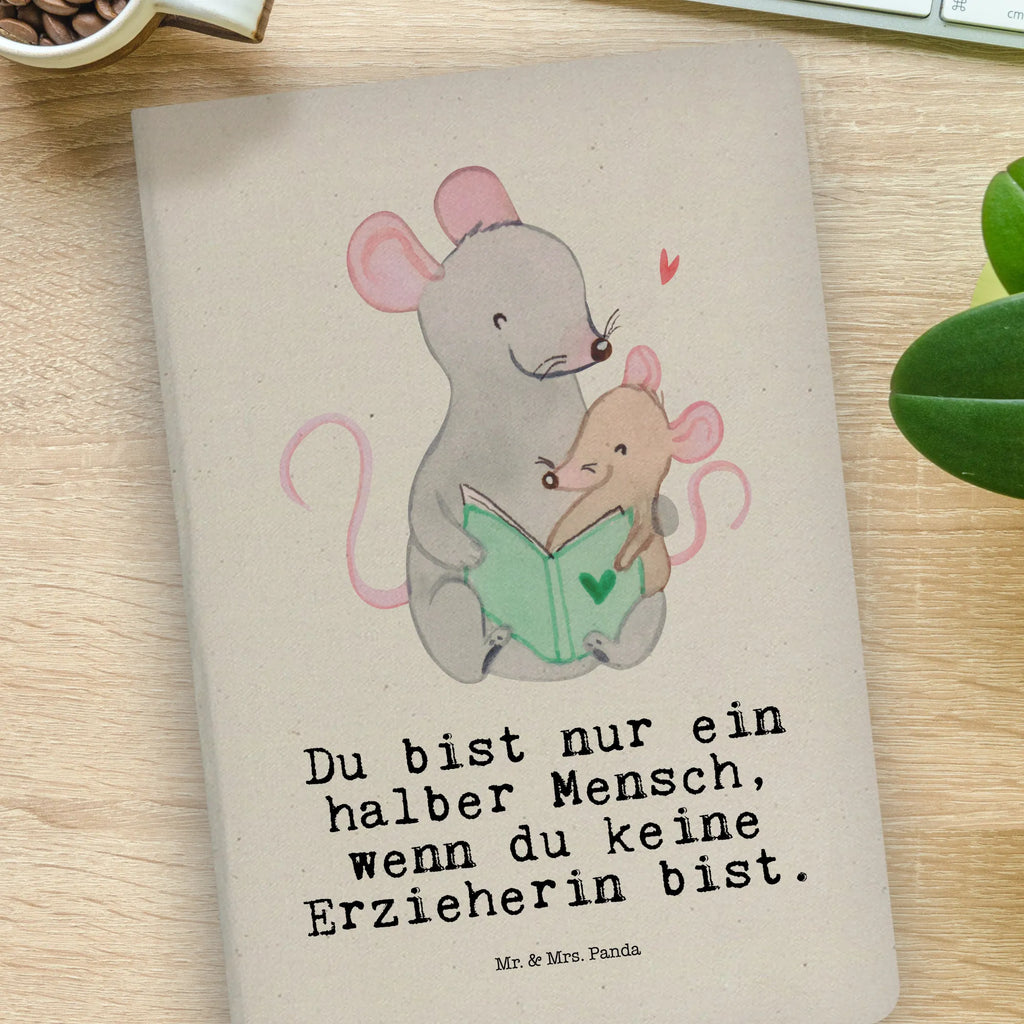 Bawełniany notatnik DIN A4 wychowawczyni serce Notizen, Eintragebuch, Tagebuch, Notizblock, Adressbuch, Journal, Kladde, Skizzenbuch, Notizheft, Schreibbuch, Schreibheft, Beruf, Ausbildung, Jubiläum, Abschied, Rente, Kollege, Kollegin, Geschenk, Schenken, Arbeitskollege, Mitarbeiter, Firma, Danke, Dankeschön, Erzieherin, Kindergärtnerin, Pädagogin, Kindergarten, Abschiedsgeschenke Kindergarten