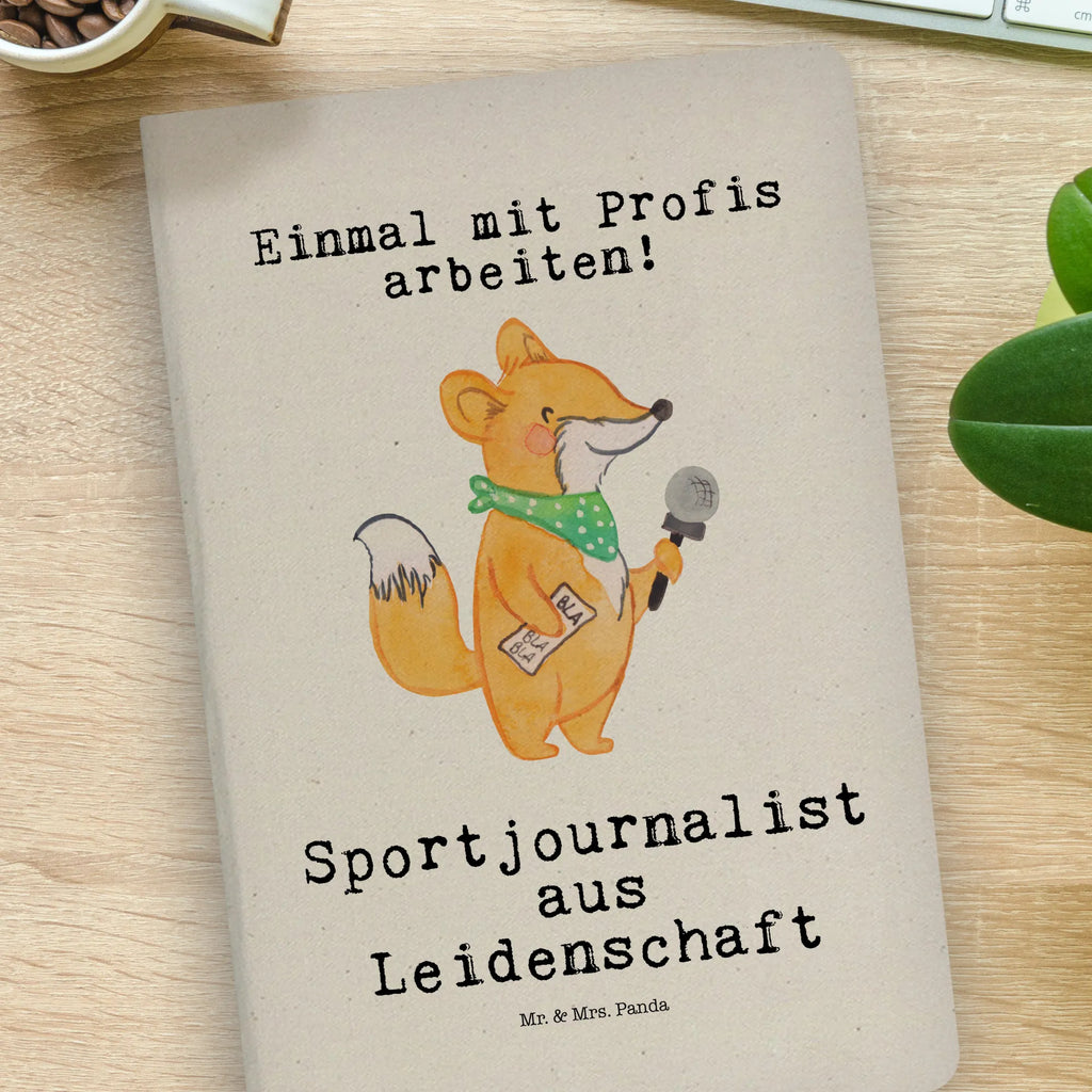 Cotton notebook Sports journalist Passion writing book, notepad, address book, diary, sketchbook, entry book, notebook, journal, notes, gift, gift idea, best, farewell gift, passing exam, anniversary, retirement, promotion, job start, sayings, funny, profession