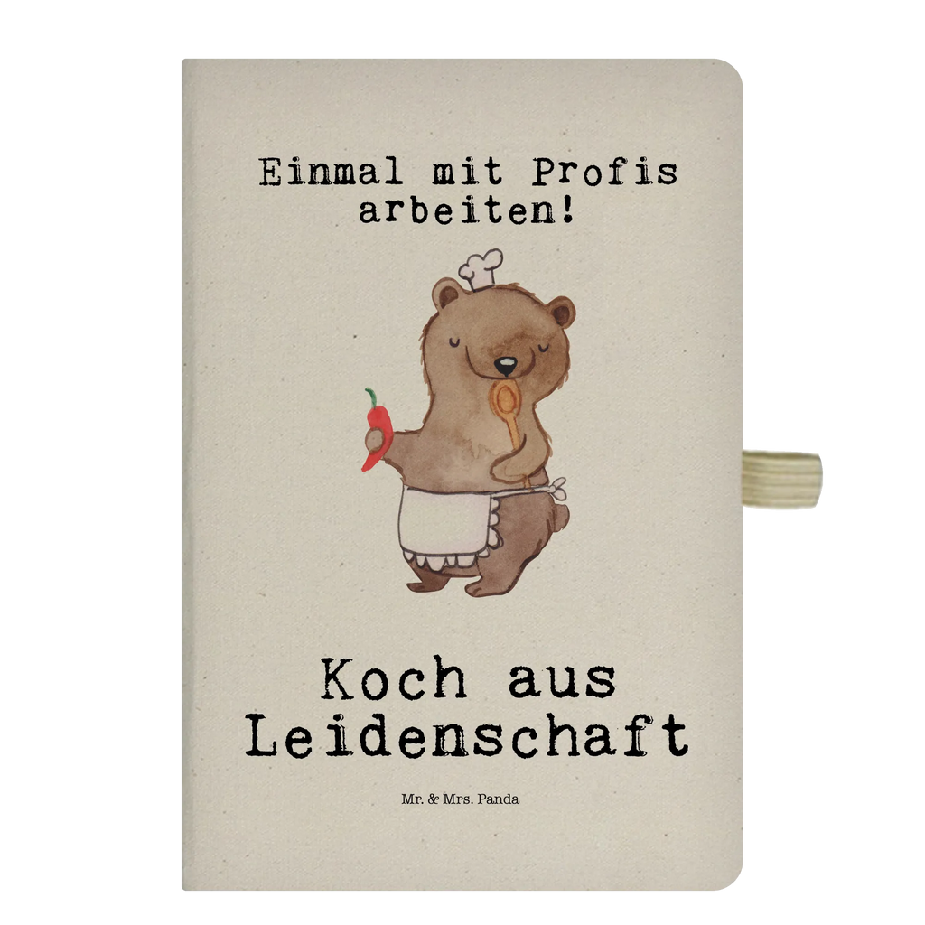 Bawełniany notatnik DIN A4 kucharz Pasja Zawód, Wykształcenie, Jubileusz, Pożegnanie, Emerytura, Kolega, Koleżanka, Prezent, Dawać, Pracownik, Współpracownik, Firma, Dziękuję, Dziękuję bardzo