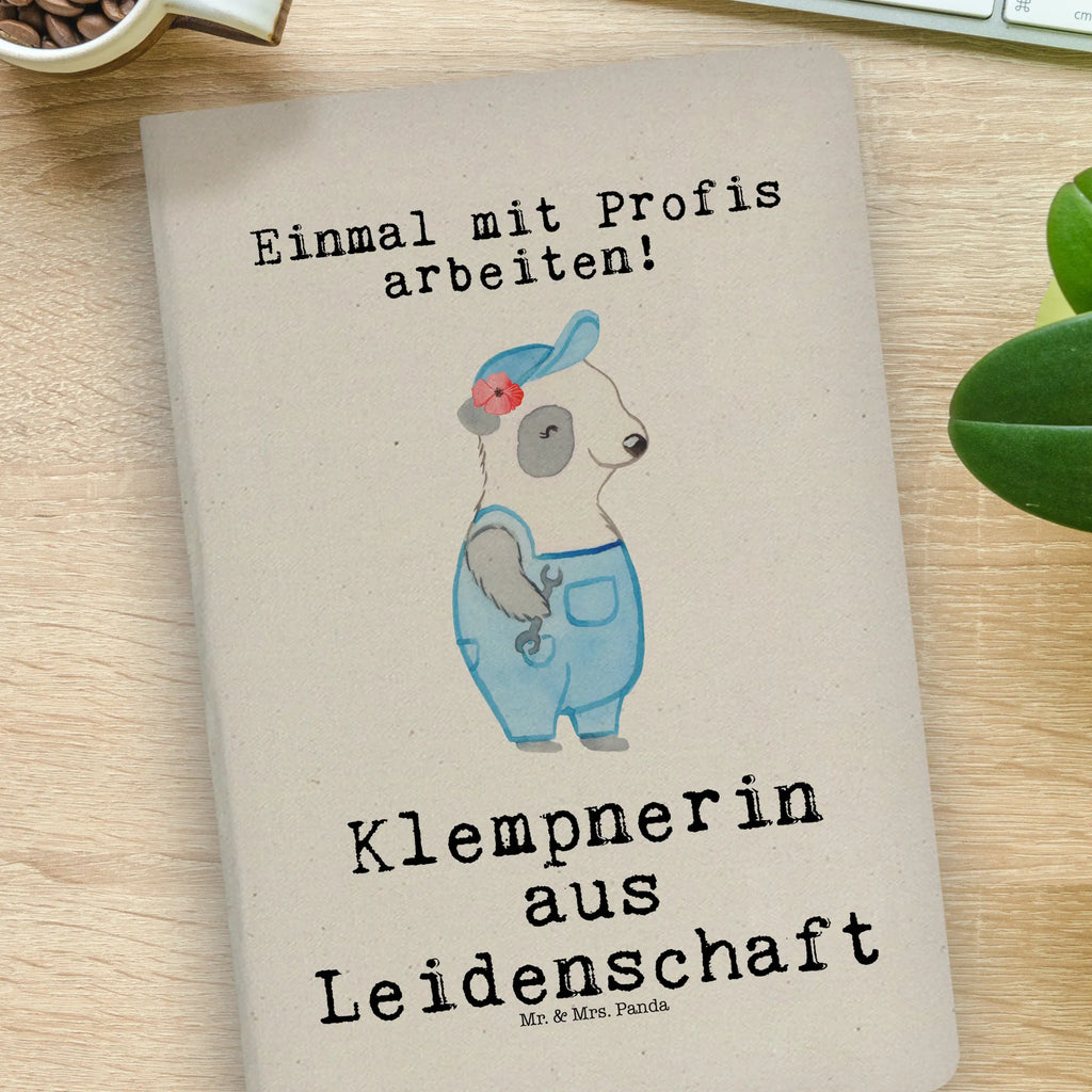 Bawełniany notatnik DIN A4 instalatorka pasja Zawód, Wykształcenie, Jubileusz, Pożegnanie, Emerytura, Kolega, Koleżanka, Prezent, Dawać, Pracownik, Współpracownik, Firma, Dziękuję, Dziękuję bardzo