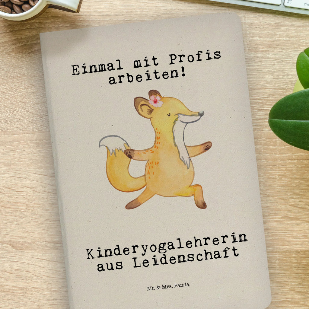 Cotton notebook children's yoga teacher Passion writing book, journal, notepad, address book, diary, notes, notebook, entry book, sketchbook, gift, gift idea, best, farewell gift, passing exam, anniversary, retirement, promotion, job start, sayings, funny, profession