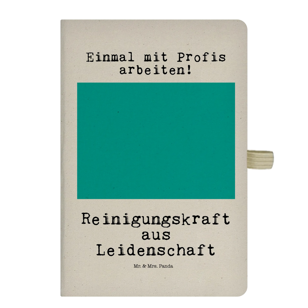 Cotton notebook Cleaning Staff Passion notebook, writing book, entry book, notepad, address book, sketchbook, notes, journal, diary, gift, gift idea, best, farewell gift, passing exam, anniversary, retirement, promotion, job start, sayings, funny, profession