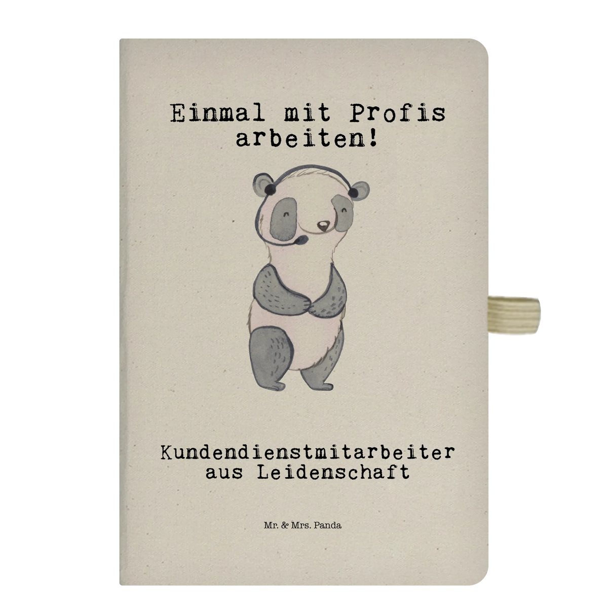 Bawełniany notes DIN A5 Pracownik obsługi klienta Pasja Zawód, Wykształcenie, Prezent, Jubileusz, Pożegnanie, Emerytura, Kolega, Dziękuję, Koleżanka, Dawać, Pracownik, Współpracownik, Dziękuję bardzo