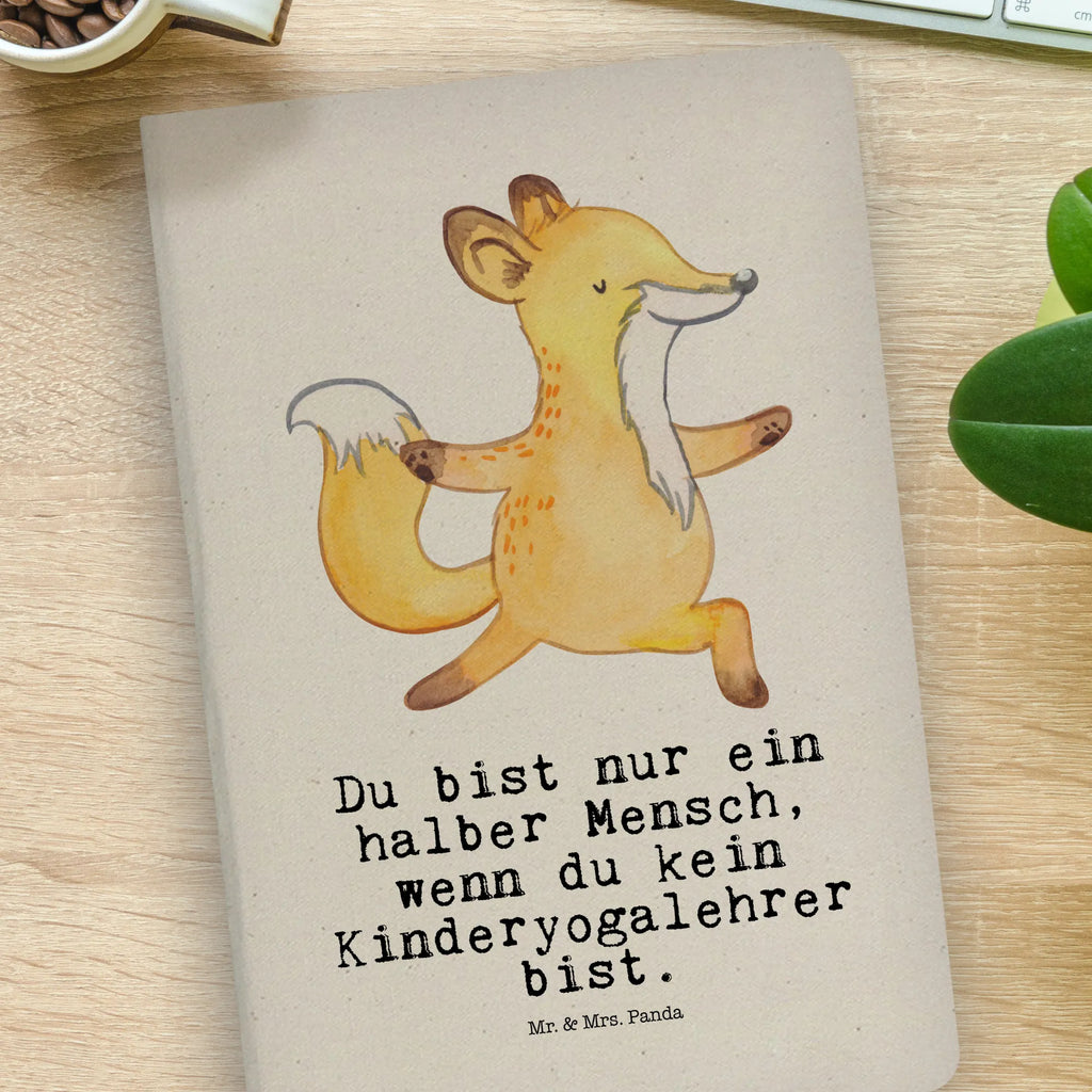 Cotton notebook Children's Yoga Teacher heart entry book, notes, notepad, address book, notebook, journal, sketchbook, writing book, diary, gift, gift idea, best, farewell gift, passing exam, anniversary, retirement, promotion, job start, sayings, funny, profession