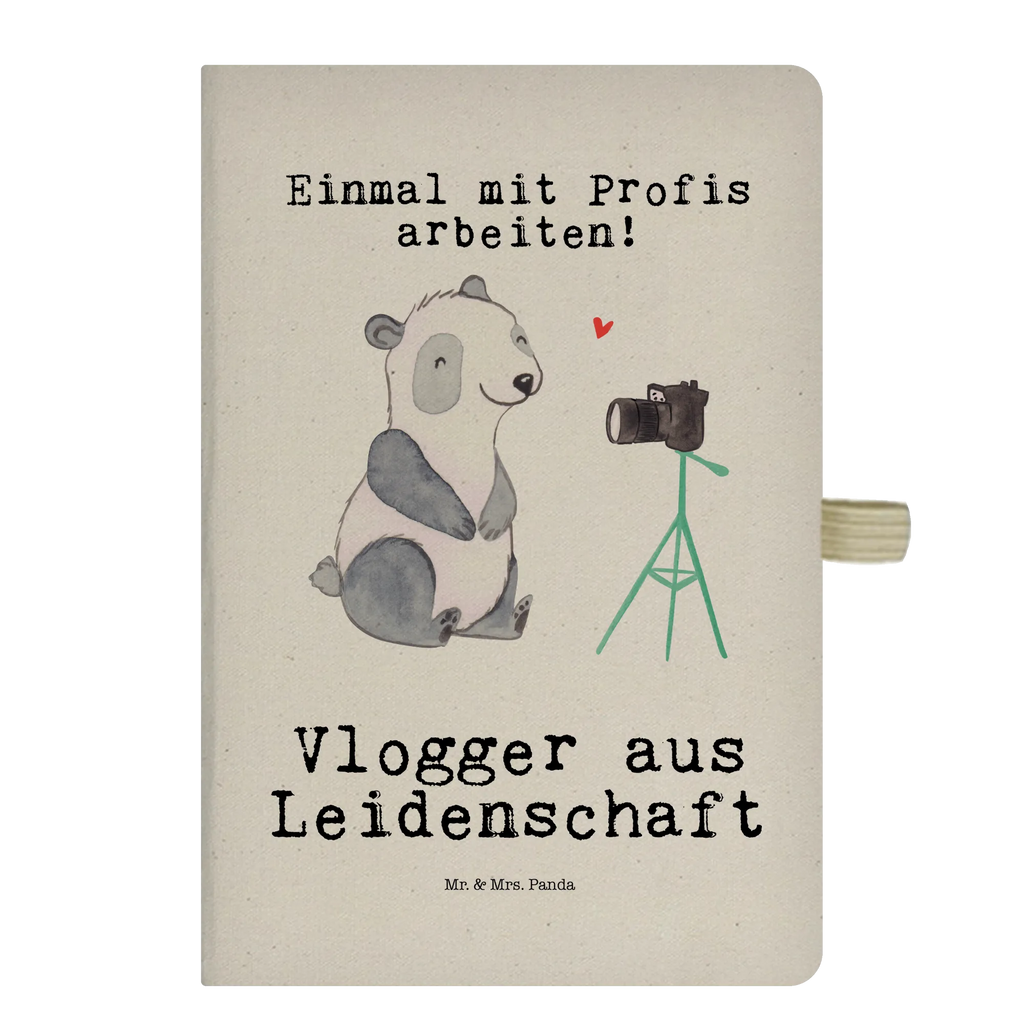 Cotton notebook Vlogger Passion entry book, writing book, journal, sketchbook, notebook, notepad, notes, diary, address book, gift, gift idea, best, farewell gift, passing exam, anniversary, retirement, promotion, job start, sayings, funny, profession