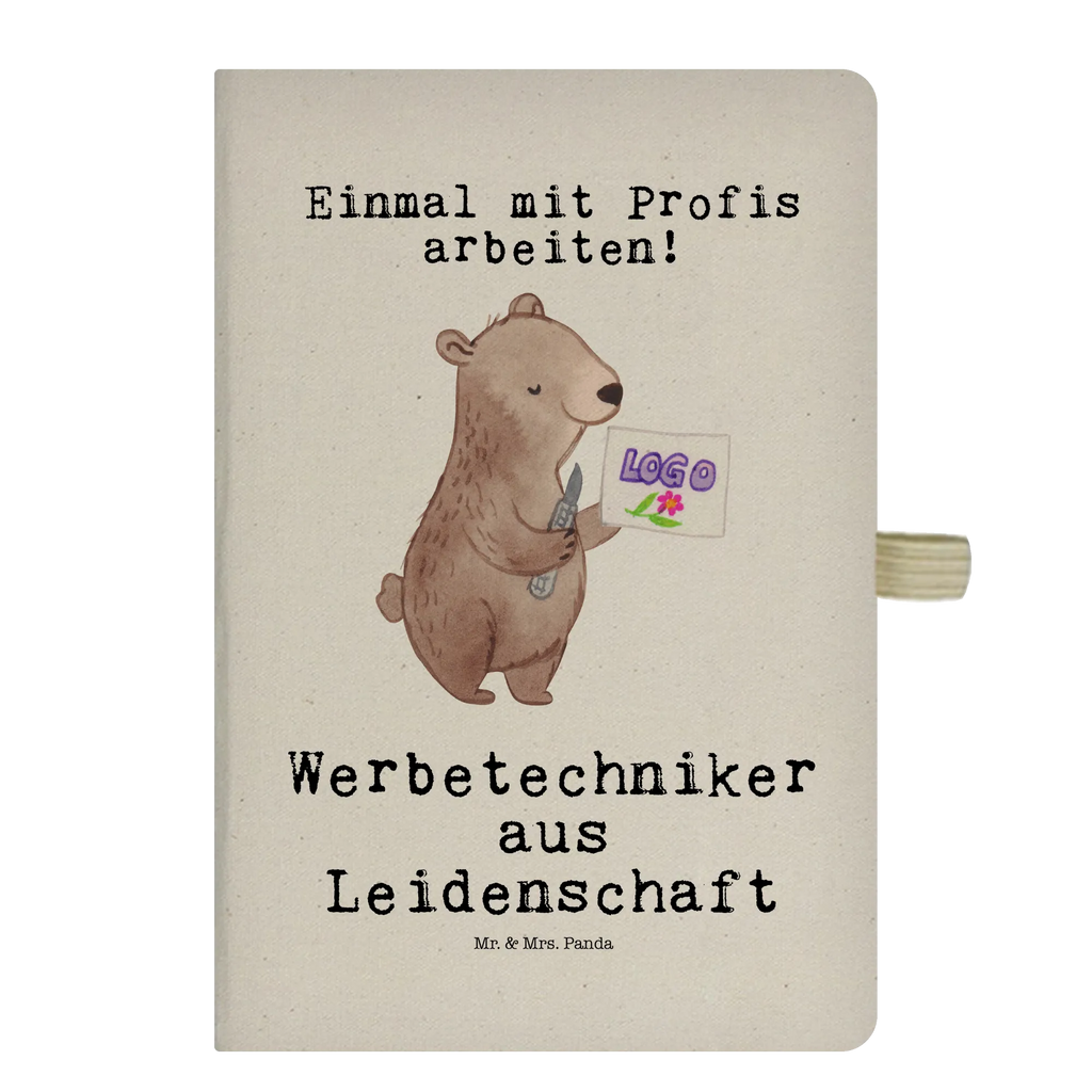 Bawełniany notatnik DIN A4 technik reklamy pasja Zawód, Wykształcenie, Jubileusz, Pożegnanie, Emerytura, Kolega, Koleżanka, Prezent, Dawać, Pracownik, Współpracownik, Firma, Dziękuję, Dziękuję bardzo