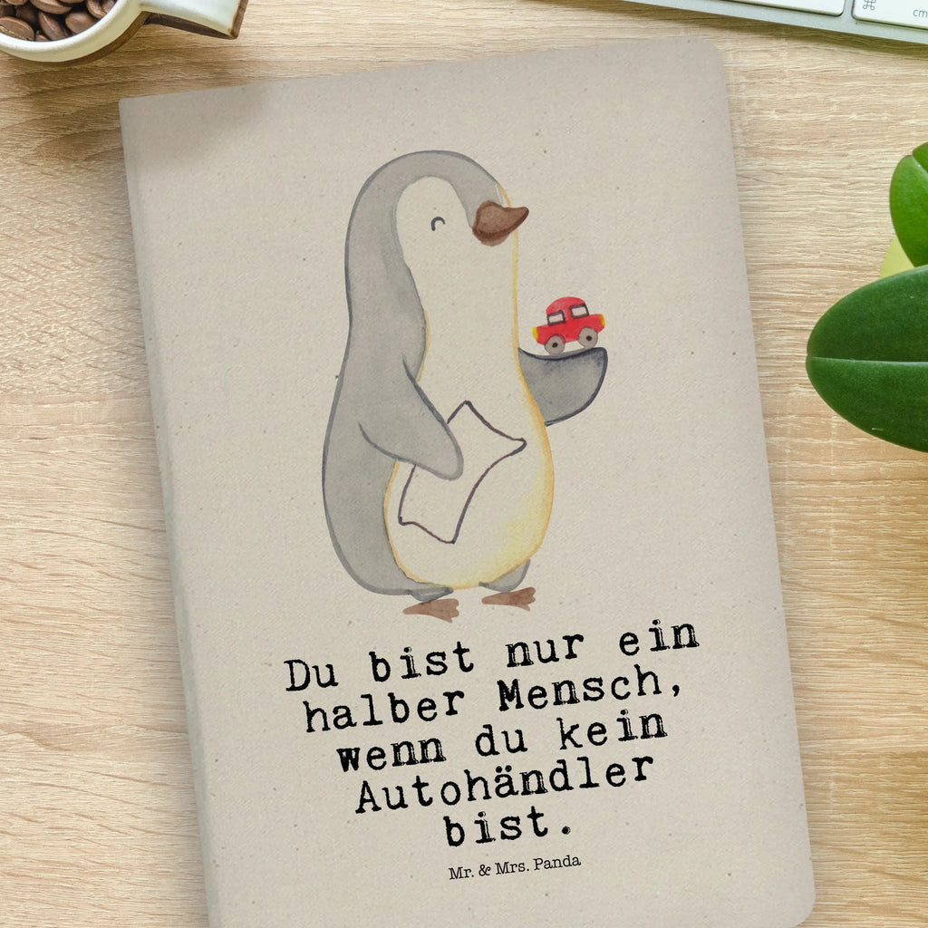 Cotton notebook Car Dealer Heart sketchbook, diary, writing book, journal, address book, notes, notepad, notebook, entry book, gift, gift idea, best, farewell gift, passing exam, anniversary, retirement, promotion, job start, sayings, funny, profession