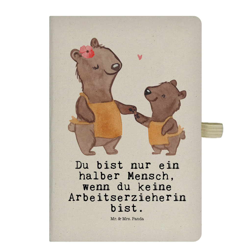 Cotton notebook Work Educator Heart notepad, notebook, entry book, writing book, address book, journal, notes, diary, sketchbook, gift, gift idea, best, farewell gift, passing exam, anniversary, retirement, promotion, job start, sayings, funny, profession