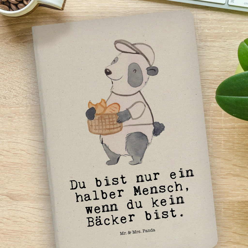 Cotton notebook Baker Heart sketchbook, diary, notebook, notes, notepad, journal, writing book, entry book, address book, gift, gift idea, best, farewell gift, passing exam, anniversary, retirement, promotion, job start, sayings, funny, profession