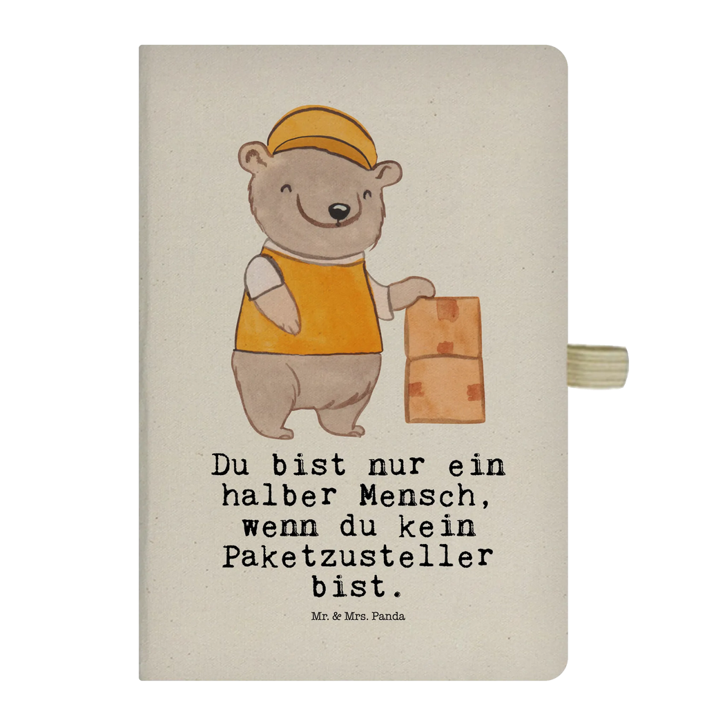 Cotton notebook Package Delivery Person heart notepad, writing book, journal, notes, diary, entry book, notebook, sketchbook, address book, gift, gift idea, best, farewell gift, passing exam, anniversary, retirement, promotion, job start, sayings, funny, profession