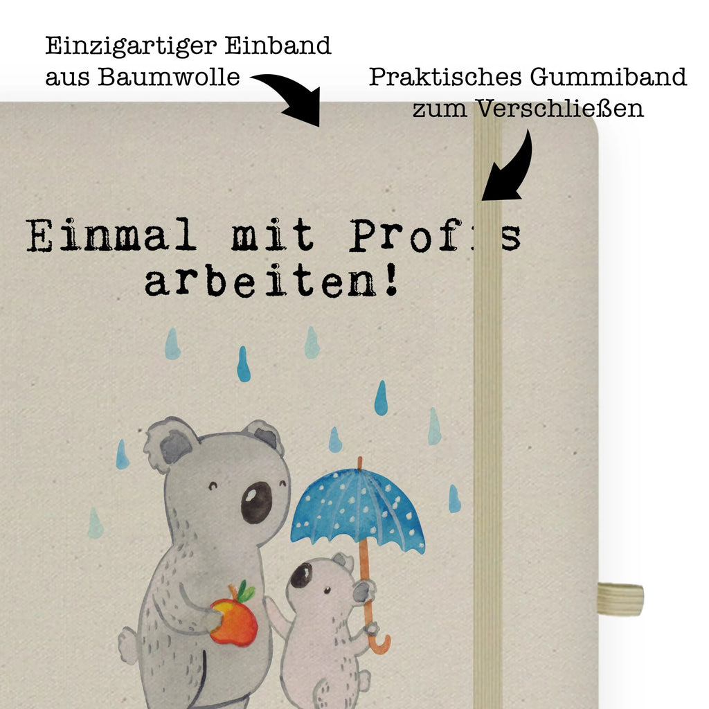 Cotton notebook childminder Passion notepad, writing book, notes, entry book, sketchbook, address book, journal, notebook, diary, gift, gift idea, best, farewell gift, passing exam, anniversary, retirement, promotion, job start, sayings, funny, profession