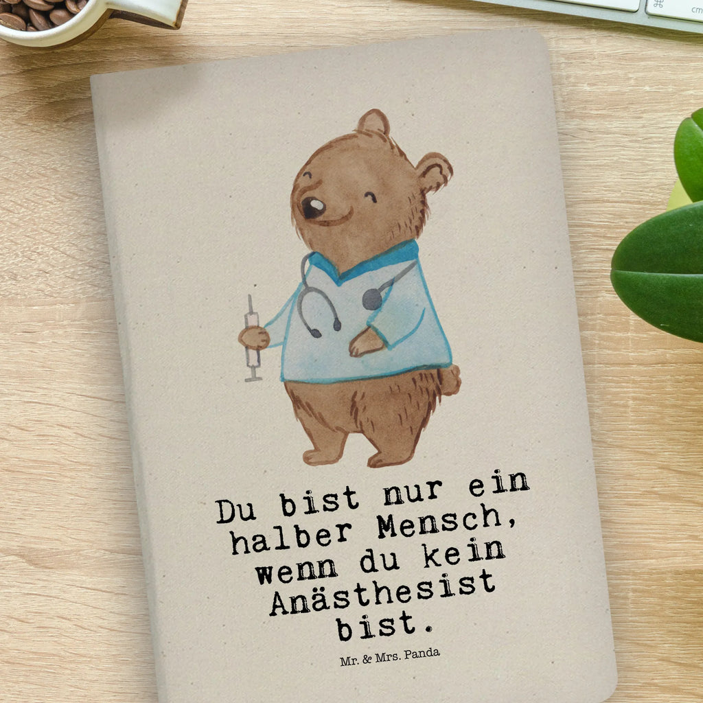 Cotton notebook anesthesiologist Heart diary, notepad, notes, sketchbook, journal, address book, entry book, notebook, writing book, gift, gift idea, best, farewell gift, passing exam, anniversary, retirement, promotion, job start, sayings, funny, profession