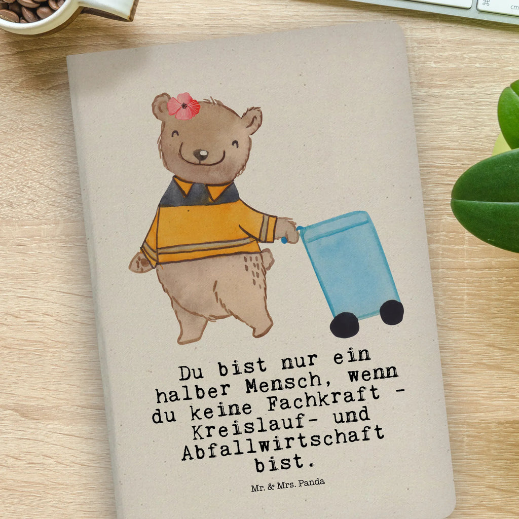 Bawełniany notatnik DIN A4 Specjalista ds. gospodarki o obiegu zamkniętym i odpadami serce Zawód, Wykształcenie, Jubileusz, Pożegnanie, Emerytura, Kolega, Koleżanka, Prezent, Dawać, Pracownik, Współpracownik, Firma, Dziękuję, Dziękuję bardzo