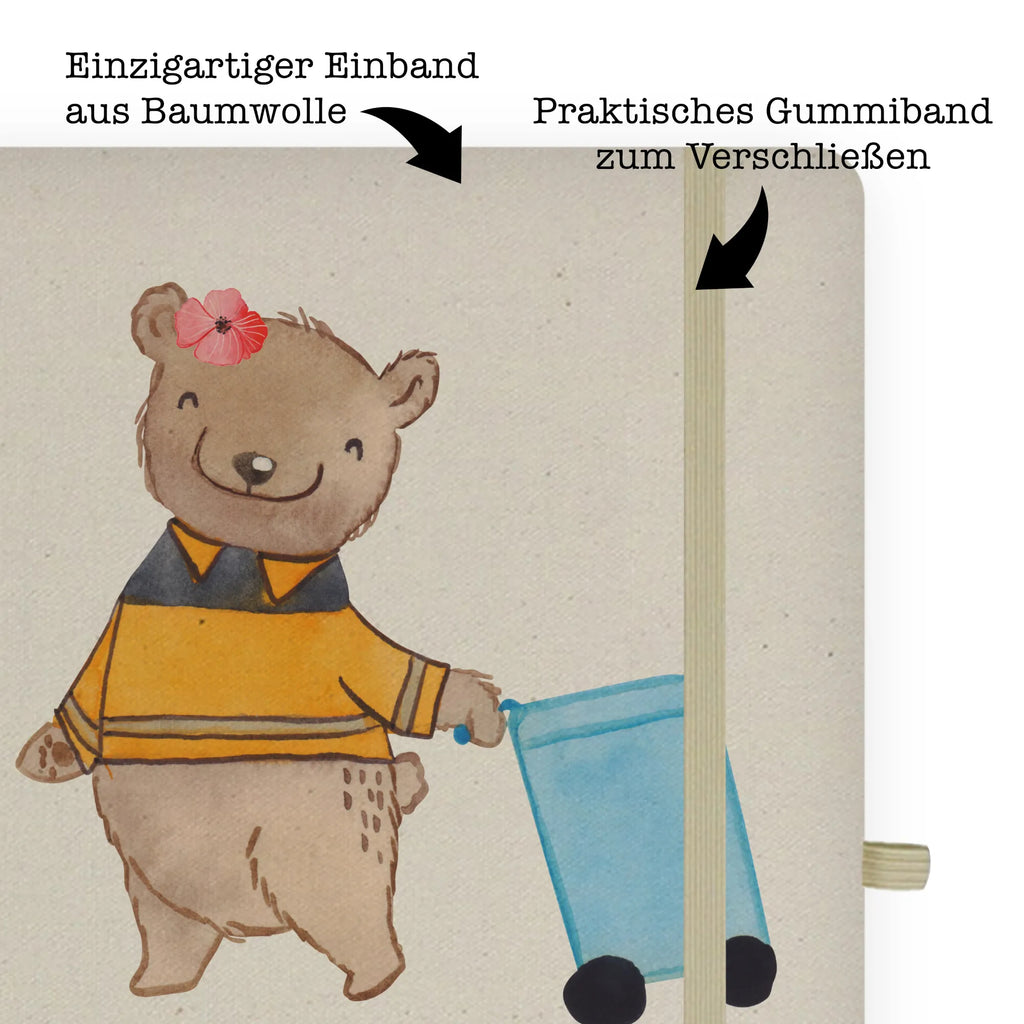 Bawełniany notatnik DIN A4 Specjalista ds. gospodarki o obiegu zamkniętym i odpadami serce Zawód, Wykształcenie, Jubileusz, Pożegnanie, Emerytura, Kolega, Koleżanka, Prezent, Dawać, Pracownik, Współpracownik, Firma, Dziękuję, Dziękuję bardzo