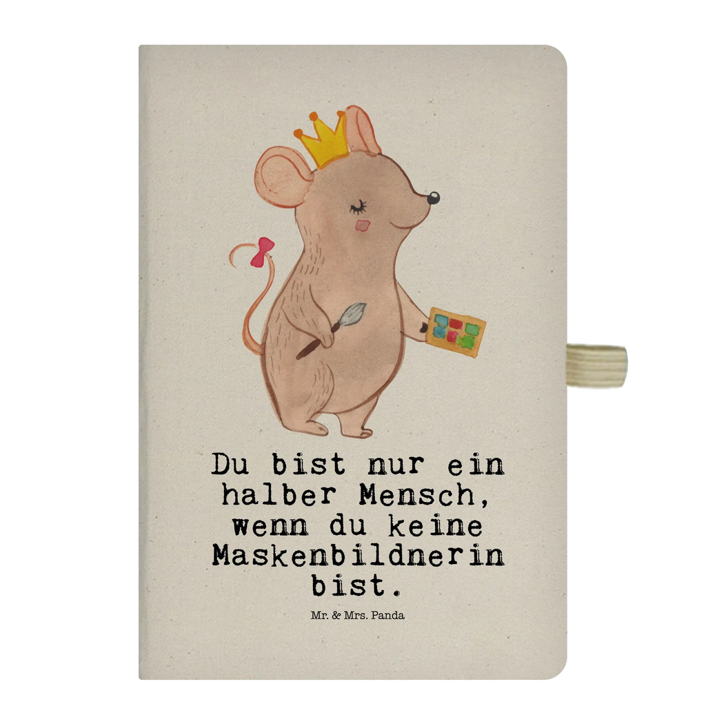 Cotton notebook Make-up artist heart address book, writing book, notepad, journal, entry book, diary, sketchbook, notebook, notes, gift, gift idea, best, farewell gift, passing exam, anniversary, retirement, promotion, job start, sayings, funny, profession