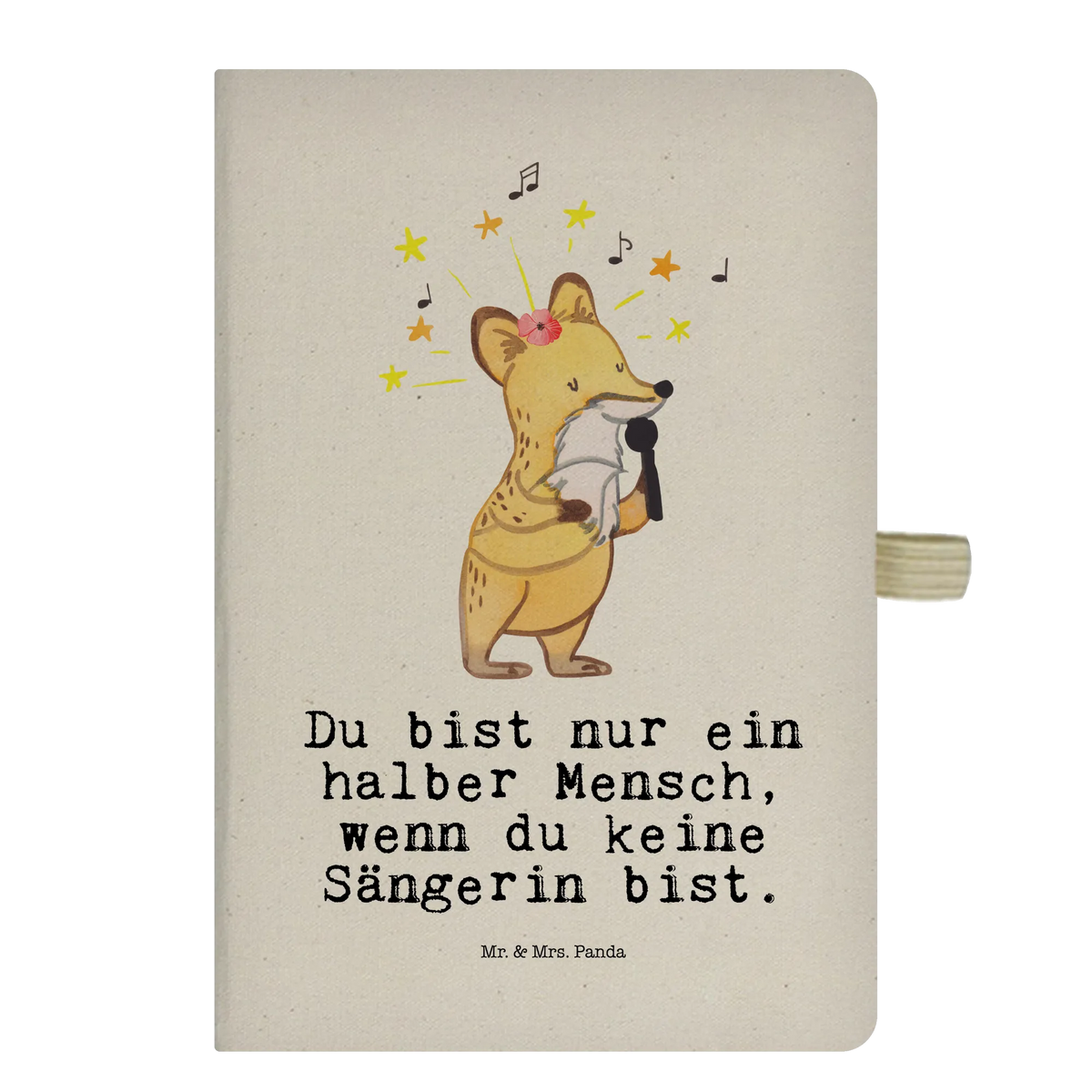 Cotton notebook Singer heart writing book, notes, notebook, diary, notepad, sketchbook, address book, journal, entry book, gift, gift idea, best, farewell gift, passing exam, anniversary, retirement, promotion, job start, sayings, funny, profession