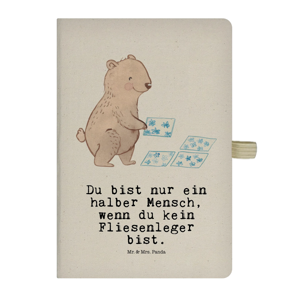 Cotton notebook Tile setter Heart notepad, writing book, notebook, sketchbook, entry book, journal, notes, address book, diary, gift, gift idea, best, farewell gift, passing exam, anniversary, retirement, promotion, job start, sayings, funny, profession