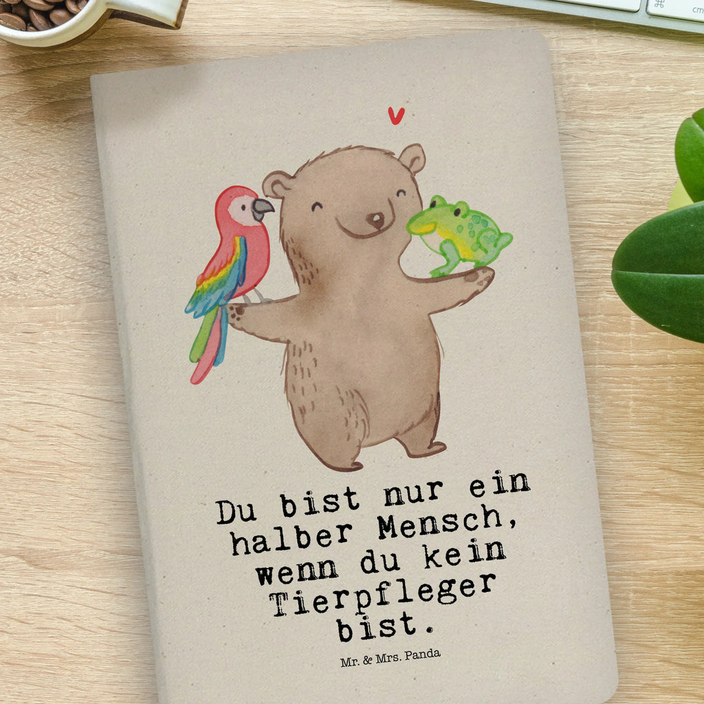 Cotton notebook Animal caretaker Heart notepad, writing book, journal, sketchbook, notes, address book, entry book, diary, notebook, gift, gift idea, best, farewell gift, passing exam, anniversary, retirement, promotion, job start, sayings, funny, profession