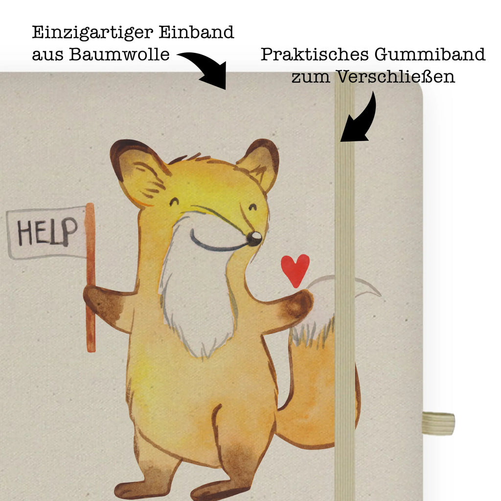 Cotton notebook Social Worker Heart diary, notes, notepad, writing book, notebook, sketchbook, journal, entry book, address book, gift, gift idea, best, farewell gift, passing exam, anniversary, retirement, promotion, job start, sayings, funny, profession